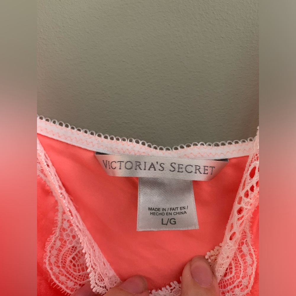 Victoria’s Secret lace lingerie slip dress adjustable straps size L - Picture 6 of 10